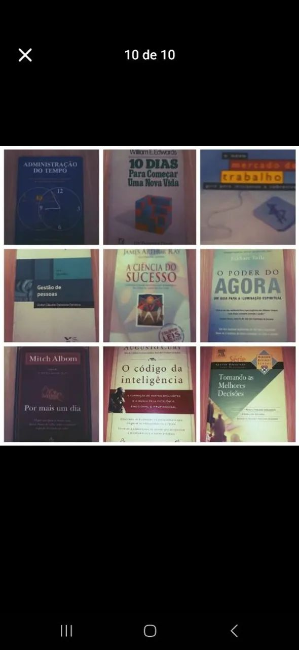 Livros de autoajuda e negócios