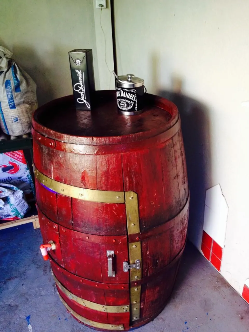 barril "pipa" de vinho