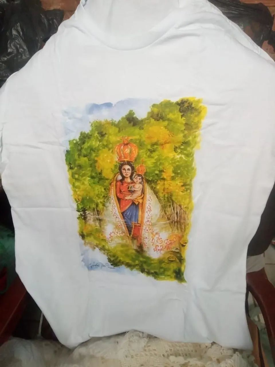 R$45 Camisa Nossa Senhora. - Foto 2