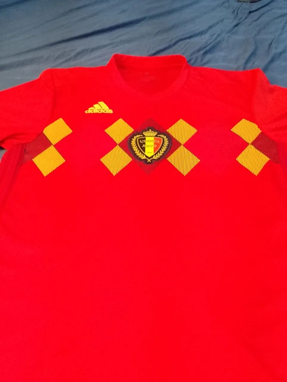 Original - Camisa Bélgica 2018 Copa do Mundo - Tamanho P - Adidas - Foto 2