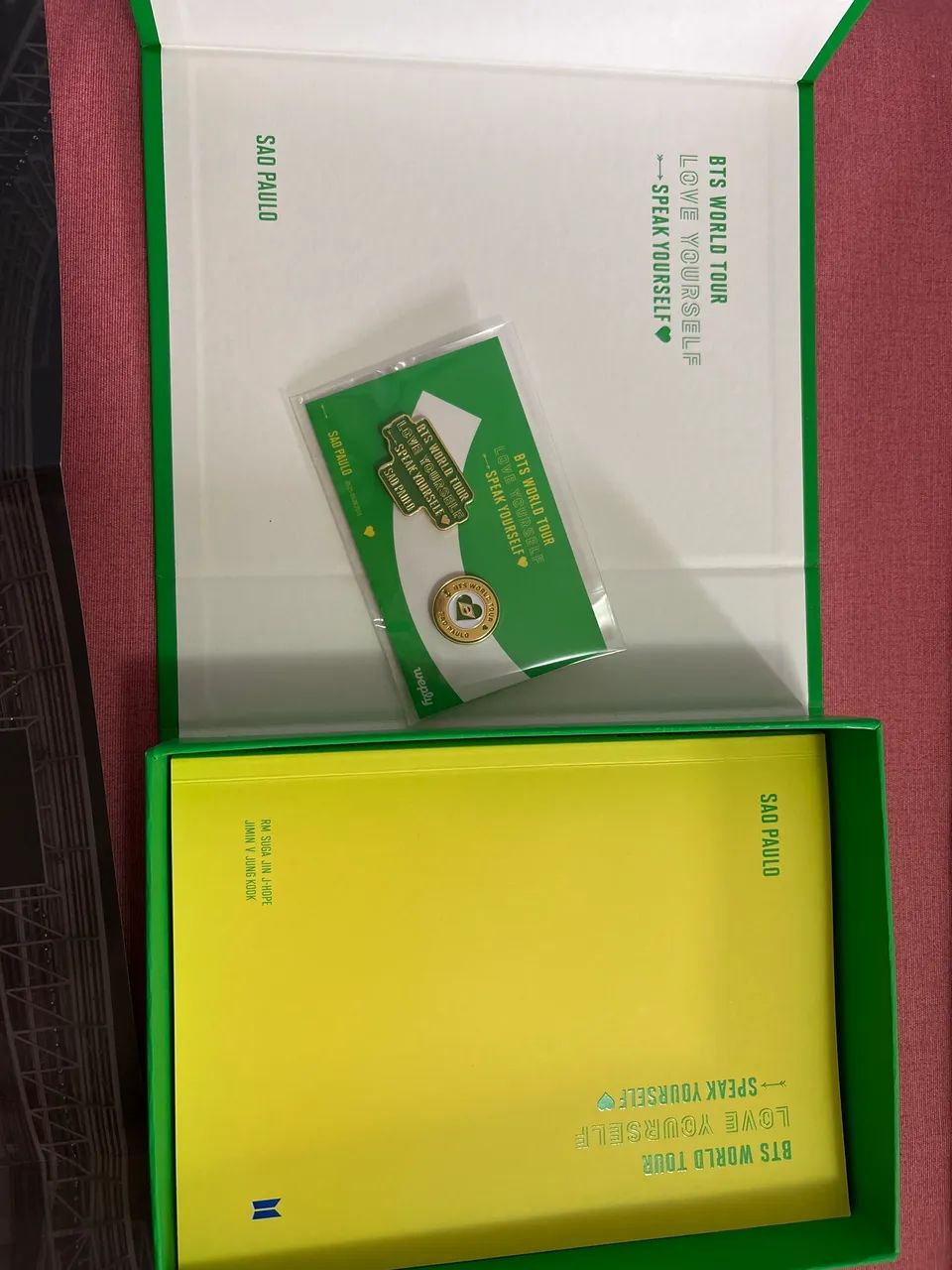 RARO] Box INTACTO CD DVD BTS World Tour: Love Speak Yourself - São