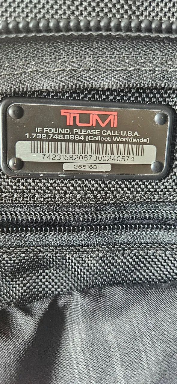 Bolsa Tumi Notebook 26526dh Em Ótimo Estado - Foto 5
