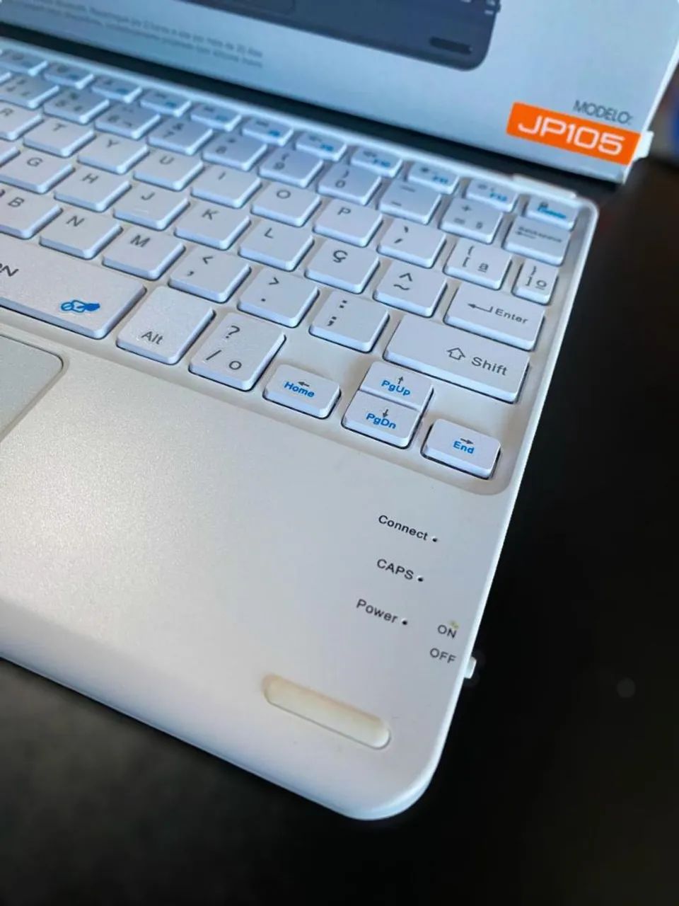 TECLADO BLUETOOTH COM TOUCHPAD HMASTON JP105 - Foto 4