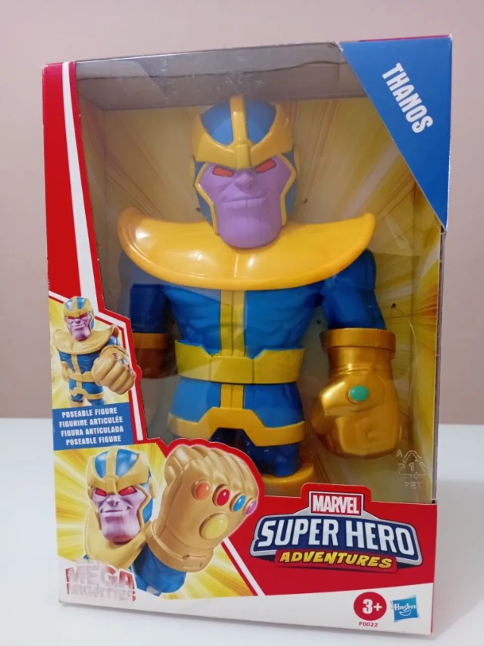 Marvel Super Hero Adventures Mega Mighties Boneco Articulado Thanos