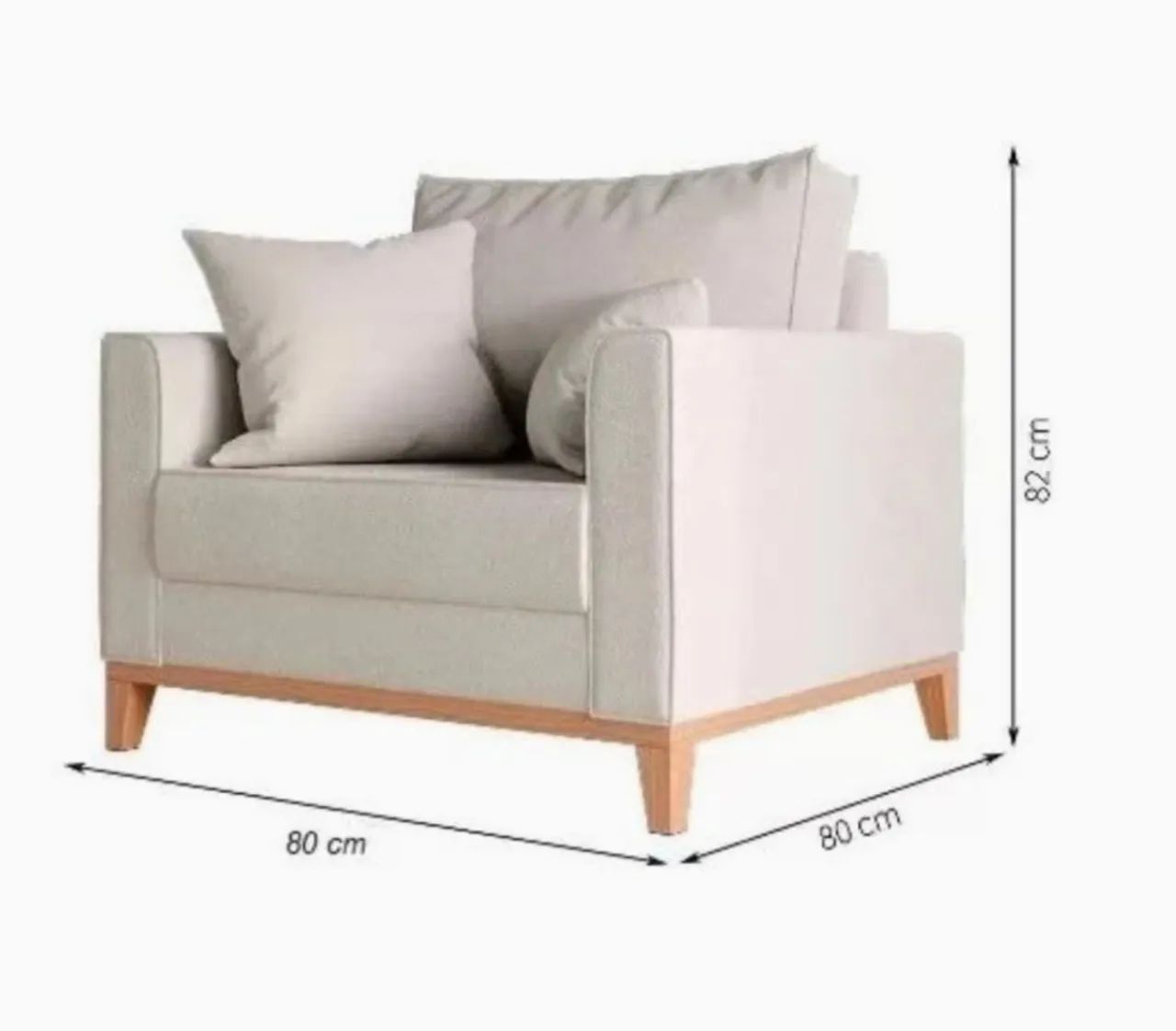 Poltrona Viena mais Almofadas - Foto 2