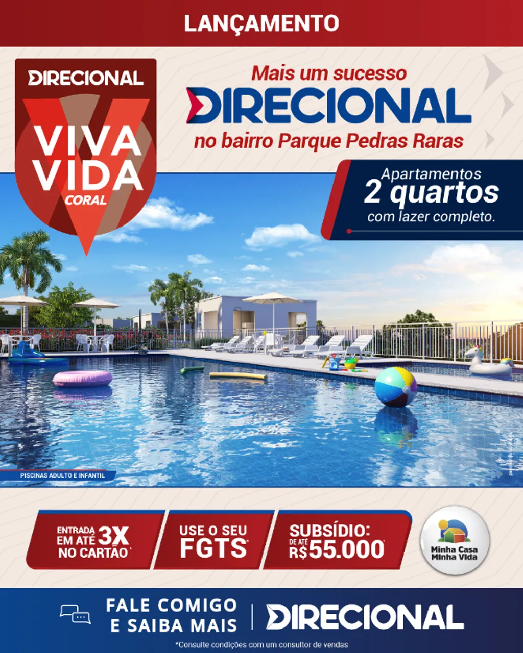 CHEGA DE ALUGUEL! Conquiste SEU APÊ no Viva Vida Coral com parcelas que cabem no seu so