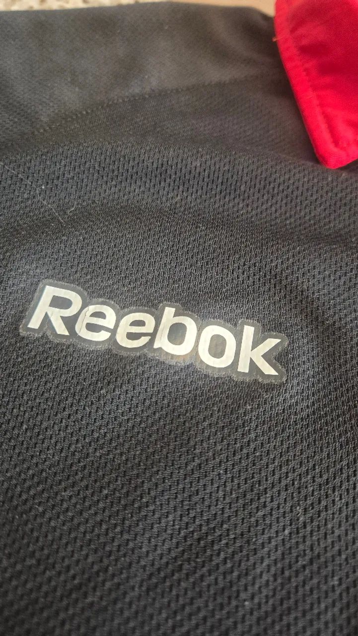 Camisa Polo São Paulo Reebok Preta RARIDADE - Foto 6