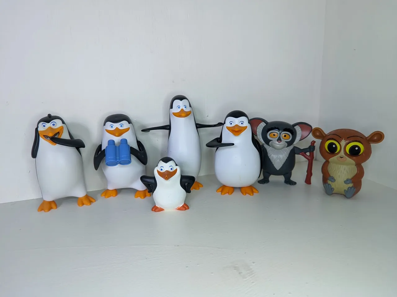 Coleção bonecos pinguins de Madagascar