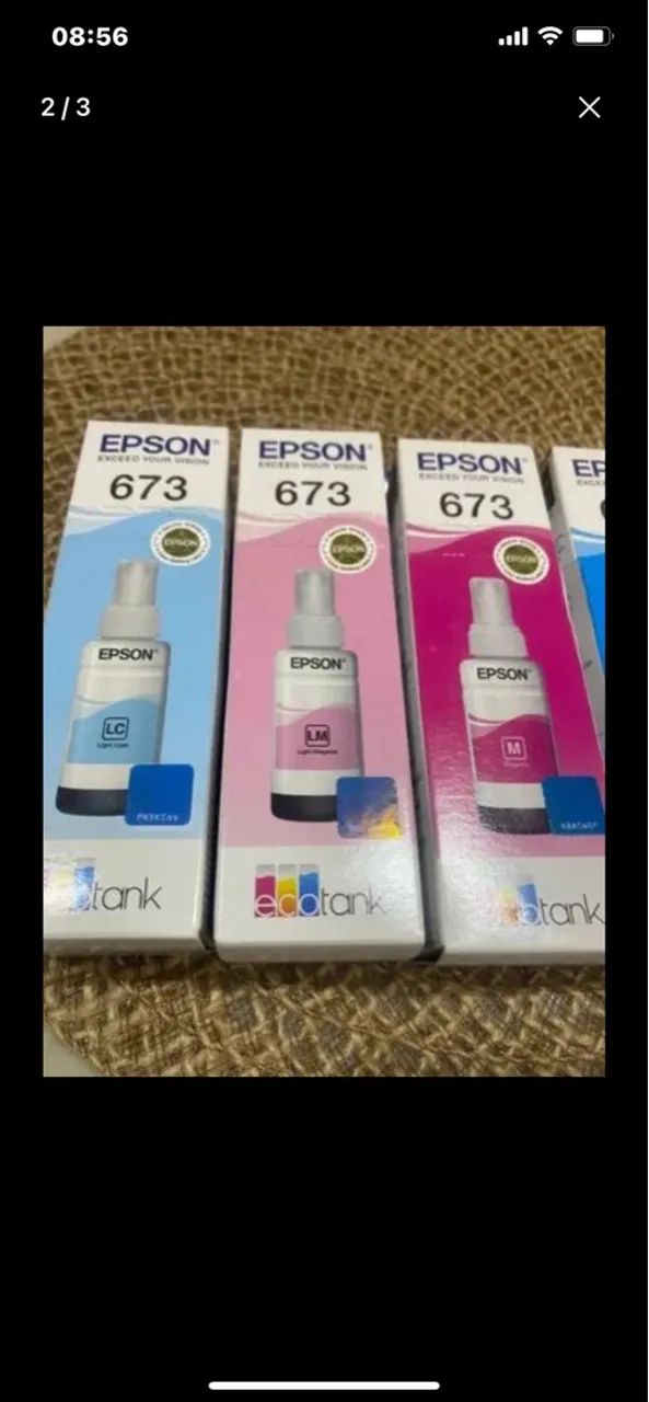Tinta Epson 673 para Impressora EcoTank