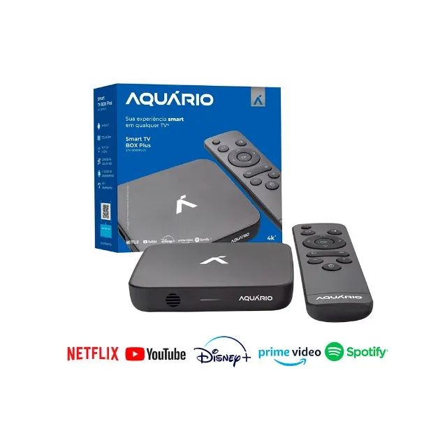 Smart TV Box Aquário STV3000 Plus - CR0003