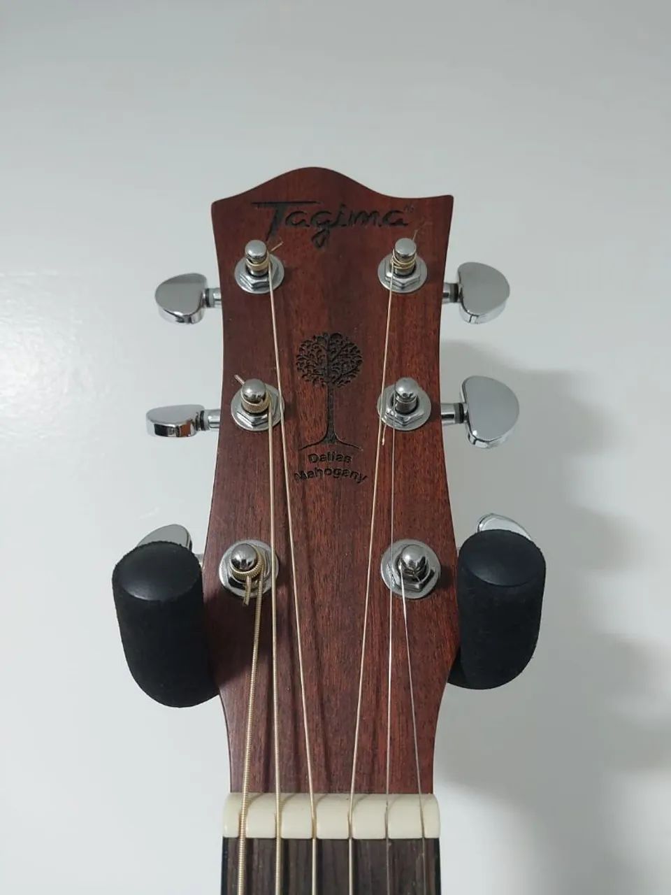 Violão Tagima Dallas Mahogany com afinador , acompanha a capa - Foto 2