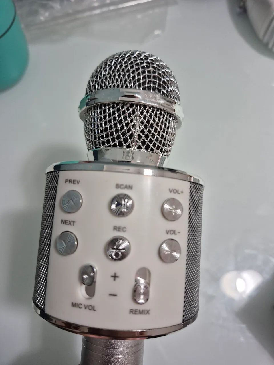 Microfone Sem Fio WS-858 Handheld KTV - Foto 2