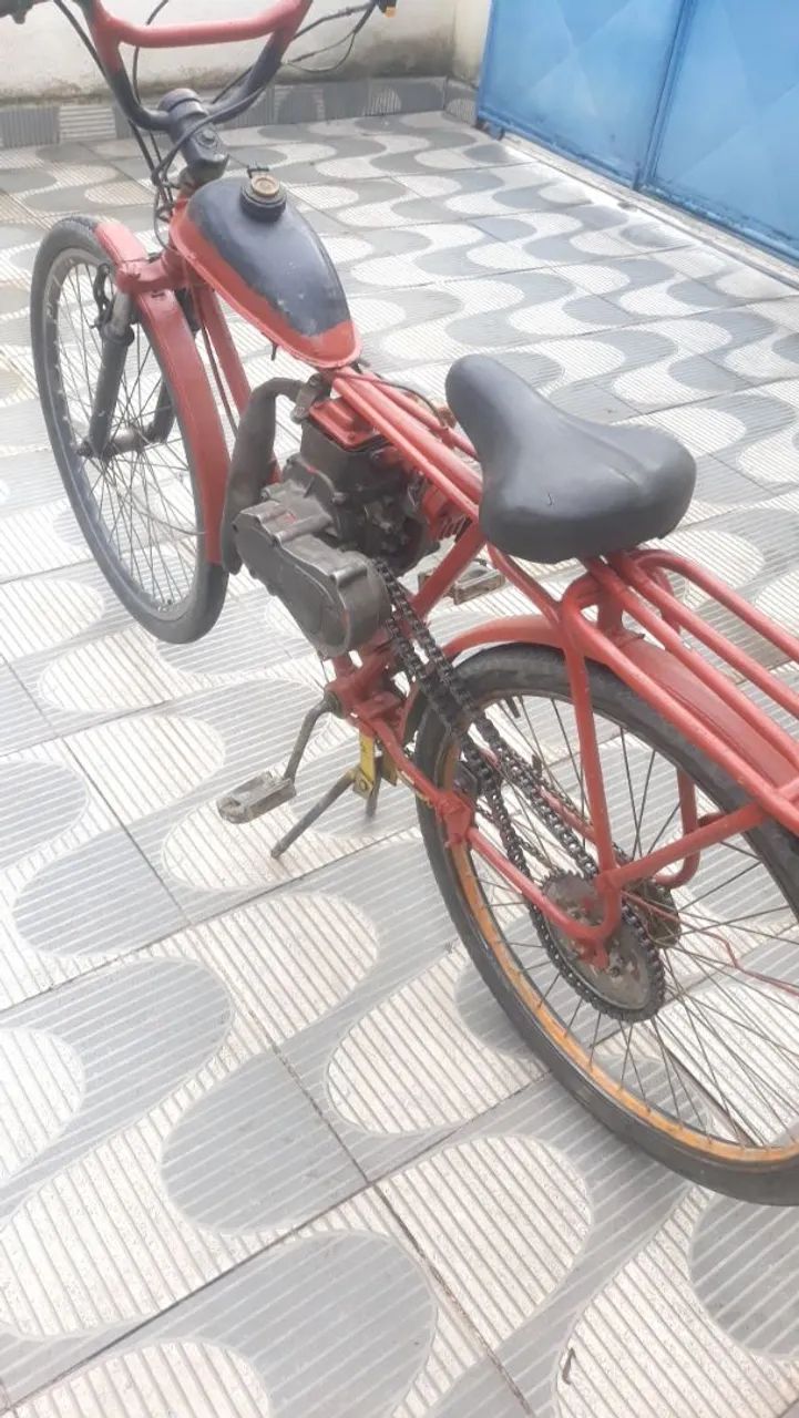 Bicicleta motorizada motor 4 tempo  - Foto 4