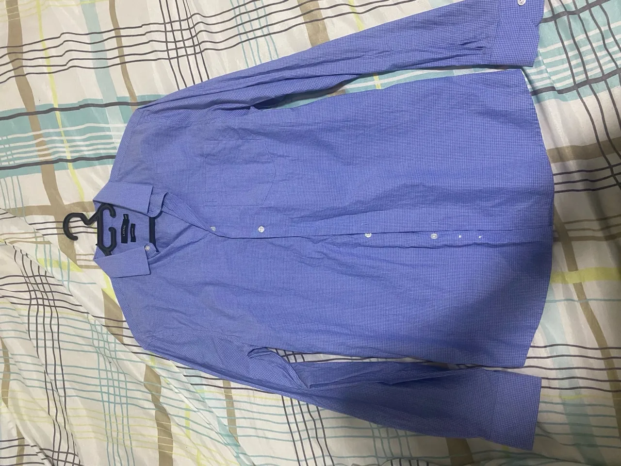 Camisa Social Azul, Tamanho M