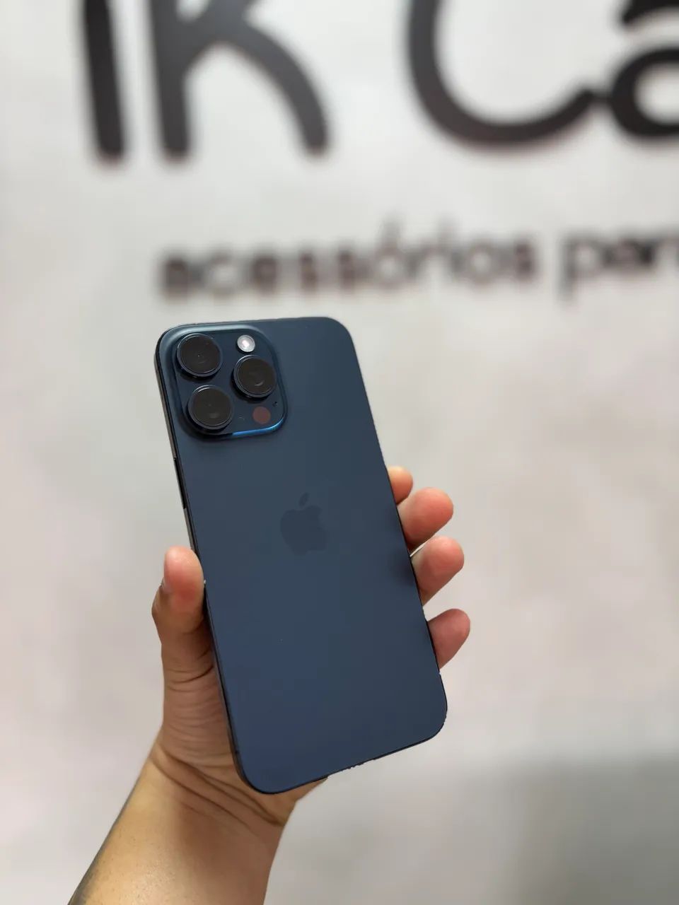 iPhone 15 Pro Max - 256GB Azul - COM RECIBO - Foto 2