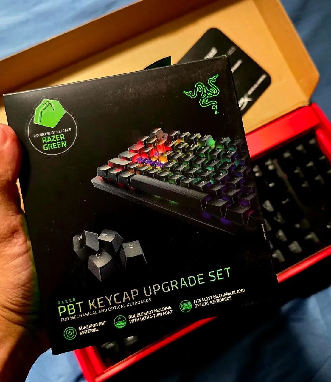 Teclado HyperX Alloy Origins + Kit Keycaps Razer - Foto 4