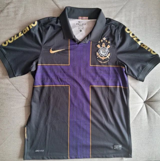 Camisa Oficial Corinthians Centenário 2010 Cruz de São Jorge (P)