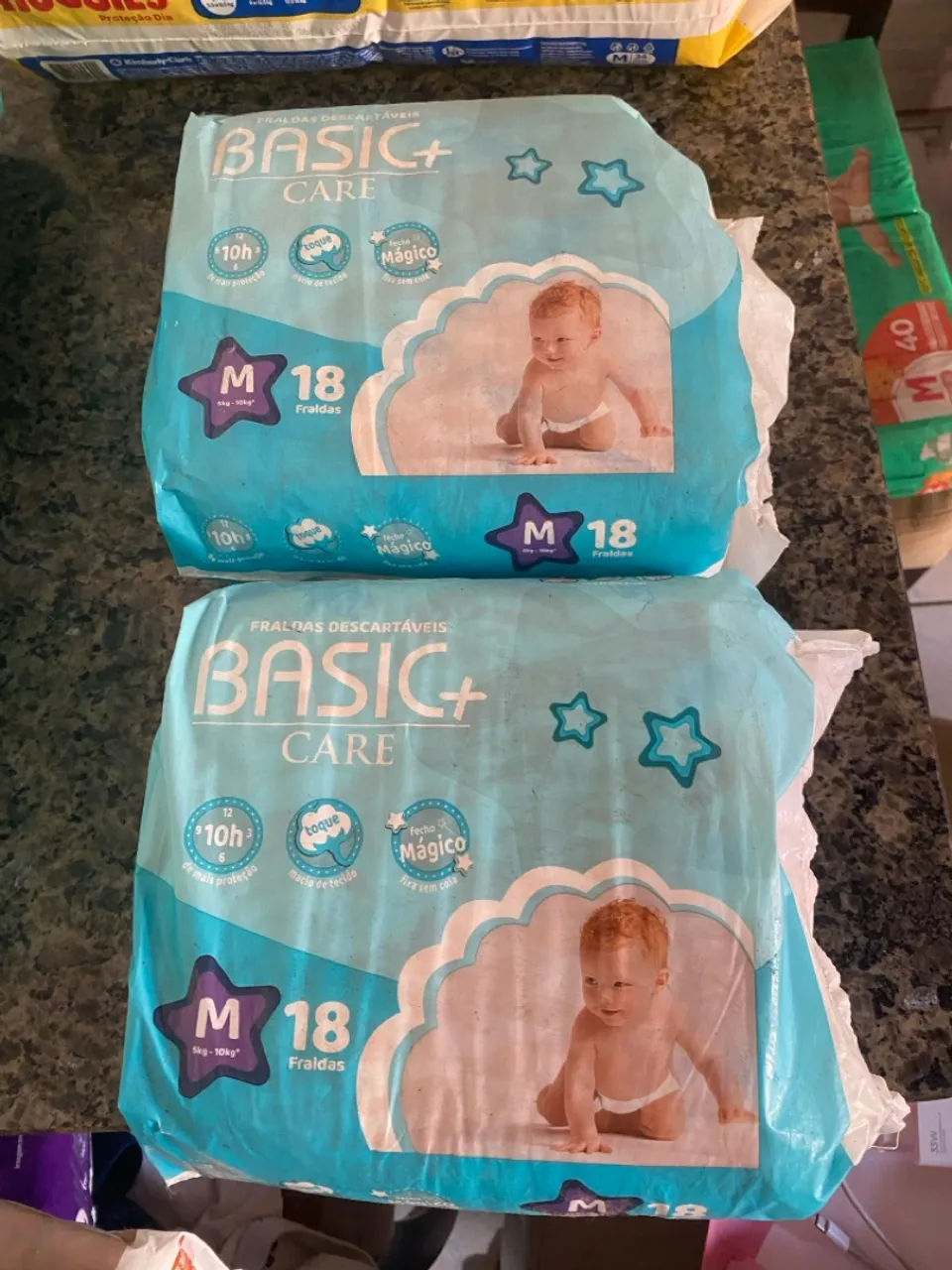 Fraldas descartáveis Basic