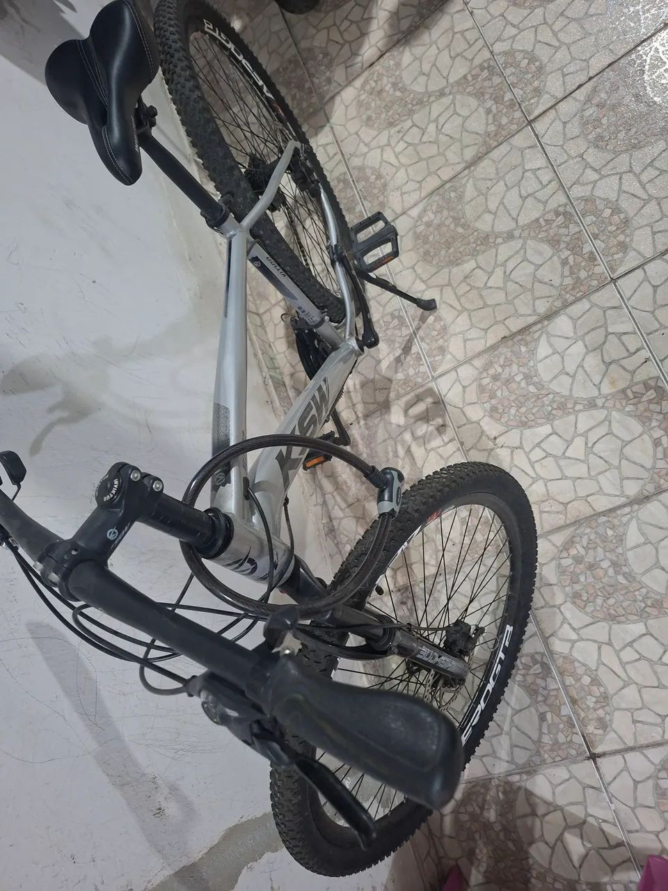 Bicicleta aro 29 KSW prata - Foto 3