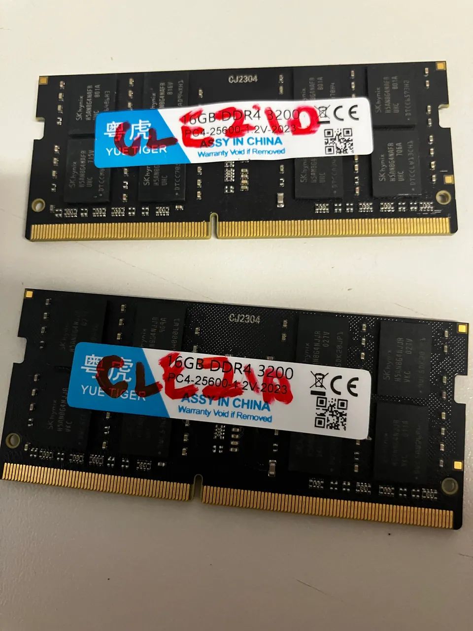 DDR4 notebook 2x 16gb 3200