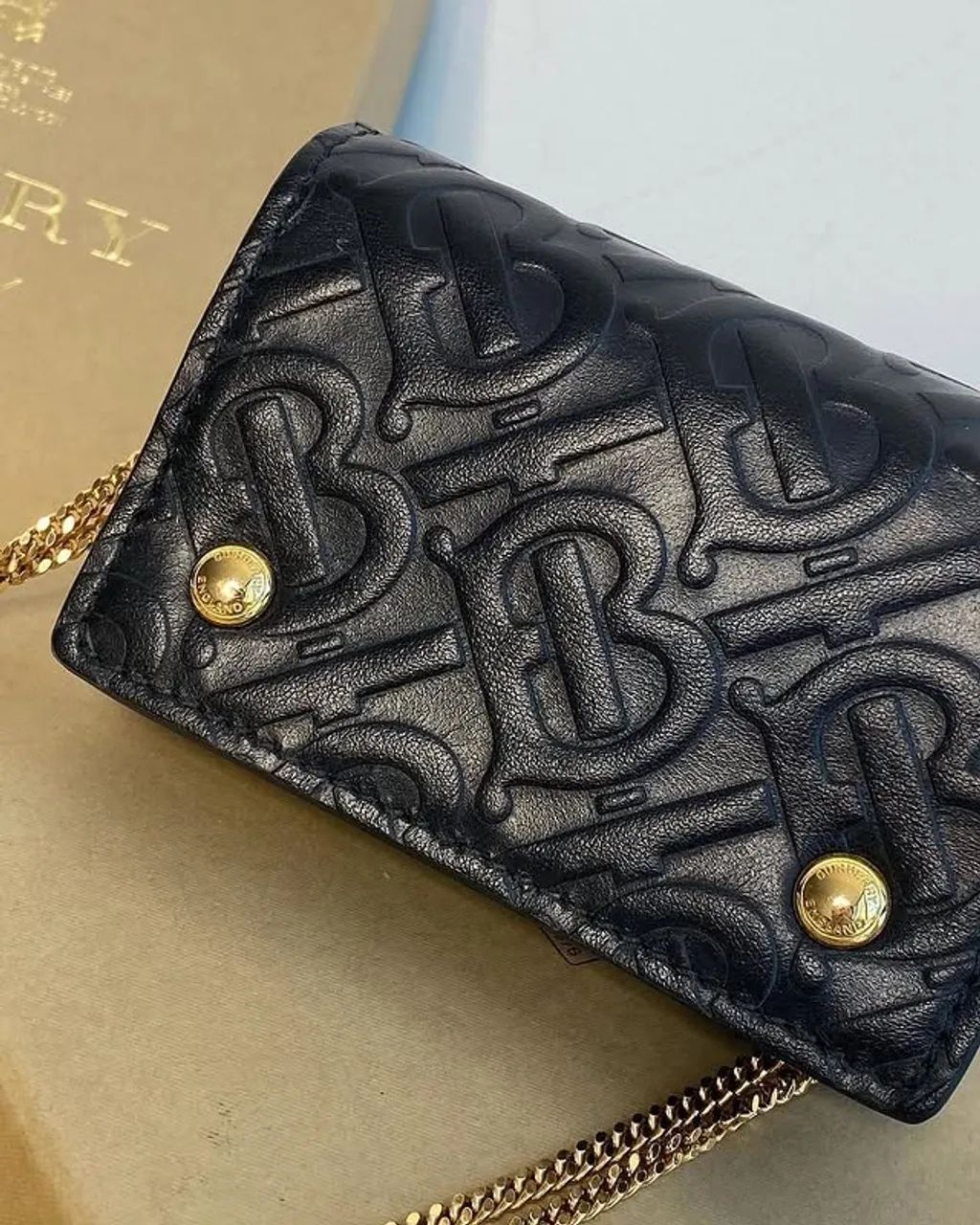 Burberry 8011333  Card Holder - Black  Peça exclusiva. - Foto 5