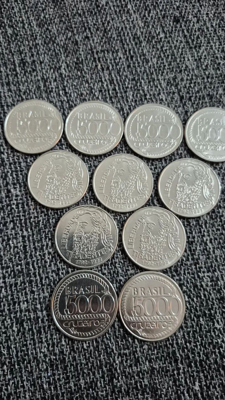 OPORTUNIDADE - 11 MOEDAS de 5000 Cruzeiros  - Foto 3
