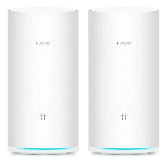  Roteador Huawei Ws5800 Wi-fi Mesh Ac2200 Triband Kit Com 2 Cor Branco