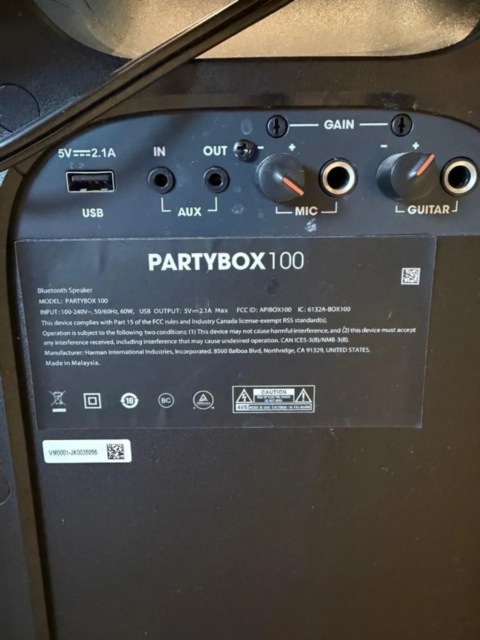 ? JBL PARTYBOX 100 ORIGINAL - Foto 2