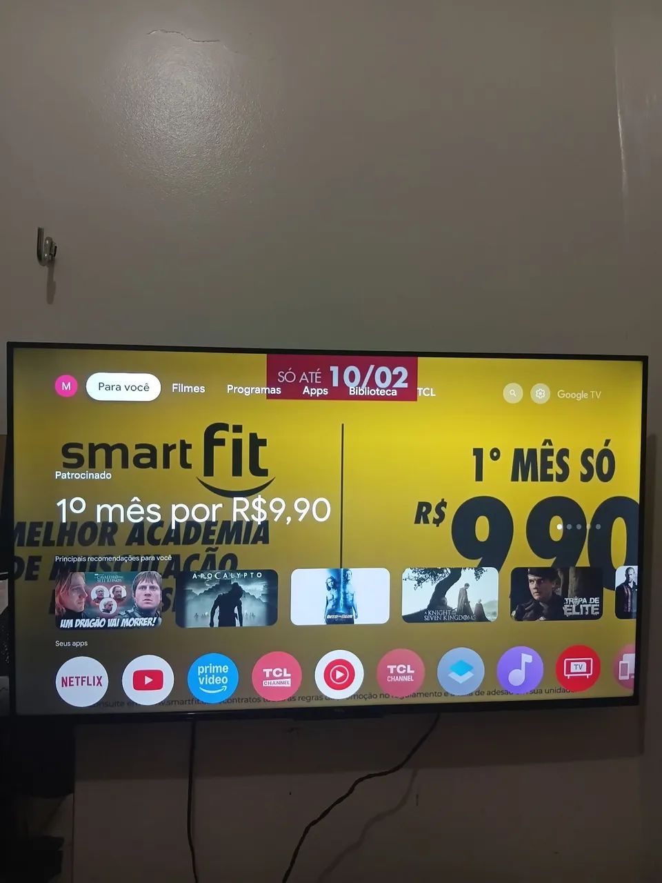 TV TCL 43 POLEGADAS ESTADO PERFEITO