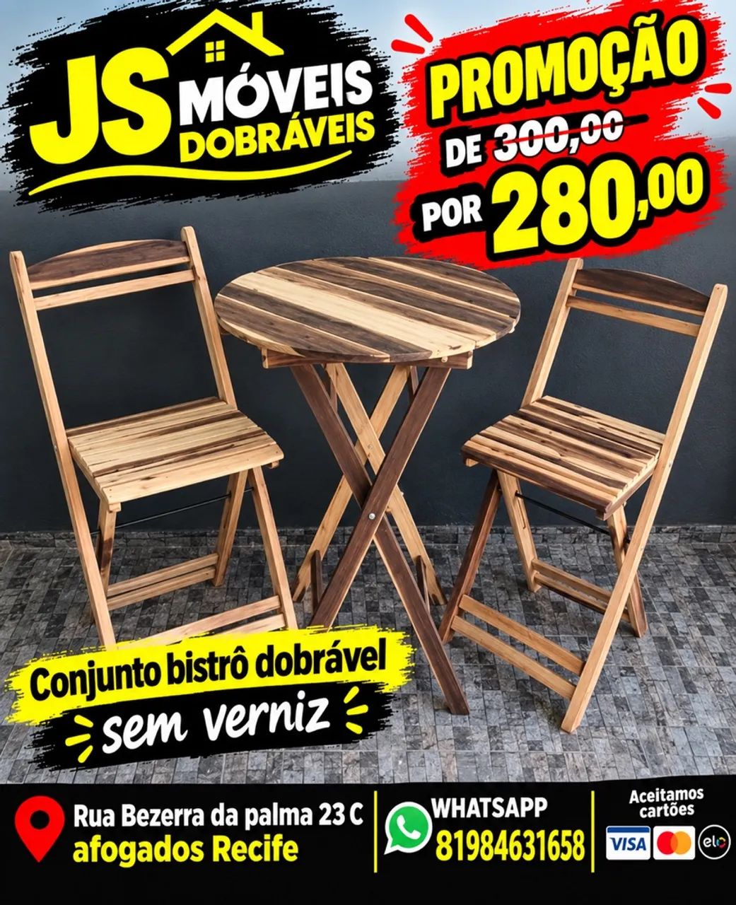 Conjunto bistrô 