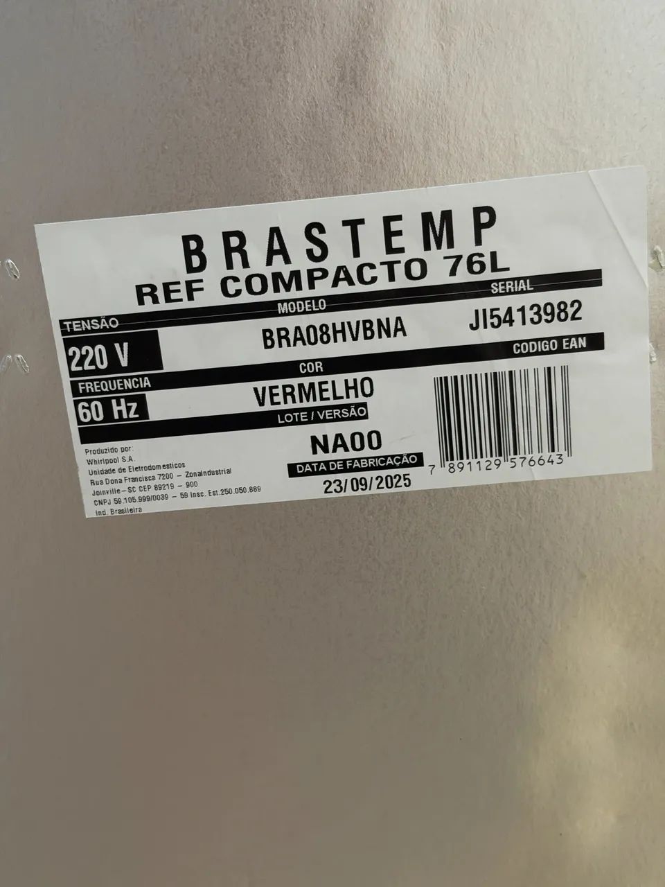 Frigobar Brastemp retrô Red - Foto 3