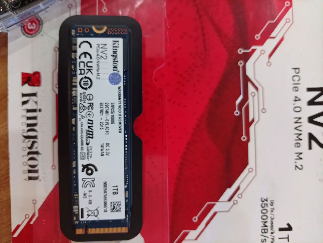 NVMe KINGSTON 1TB ZERO (leia) - Foto 2