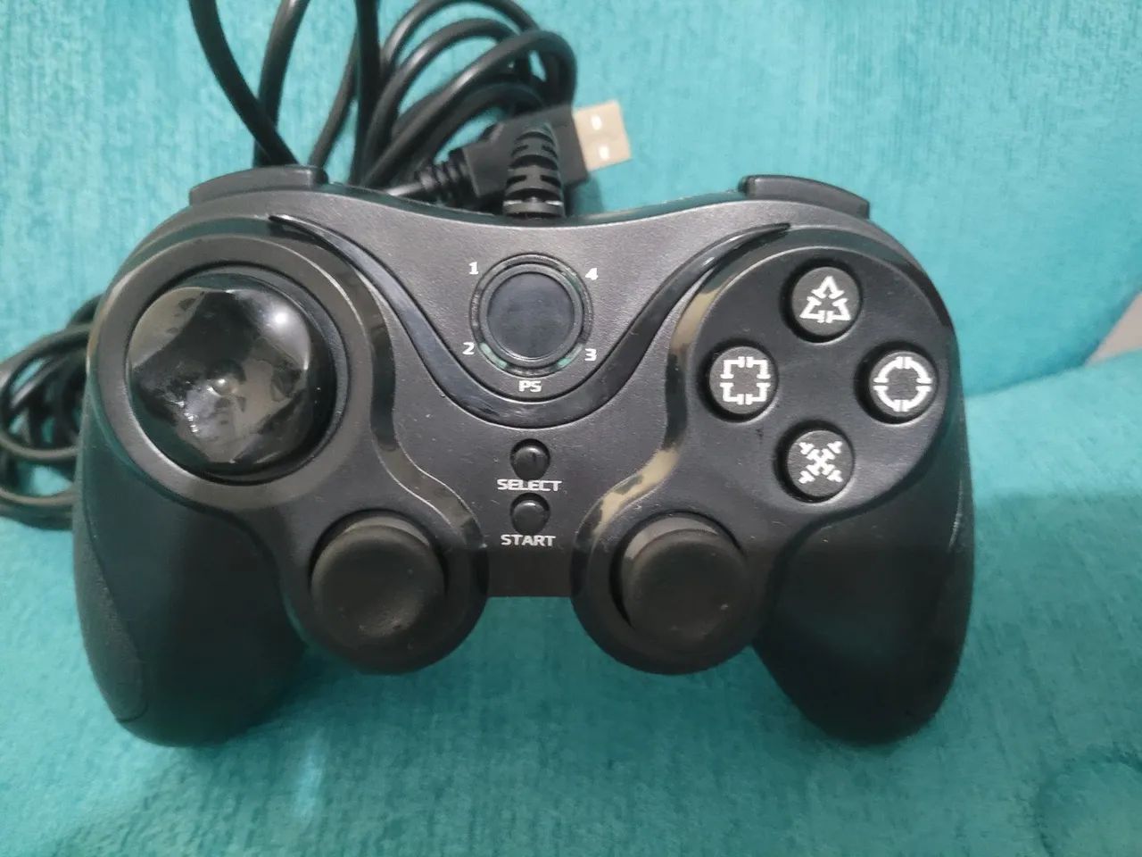 Controle PS3 E PC COM FIO - Foto 2
