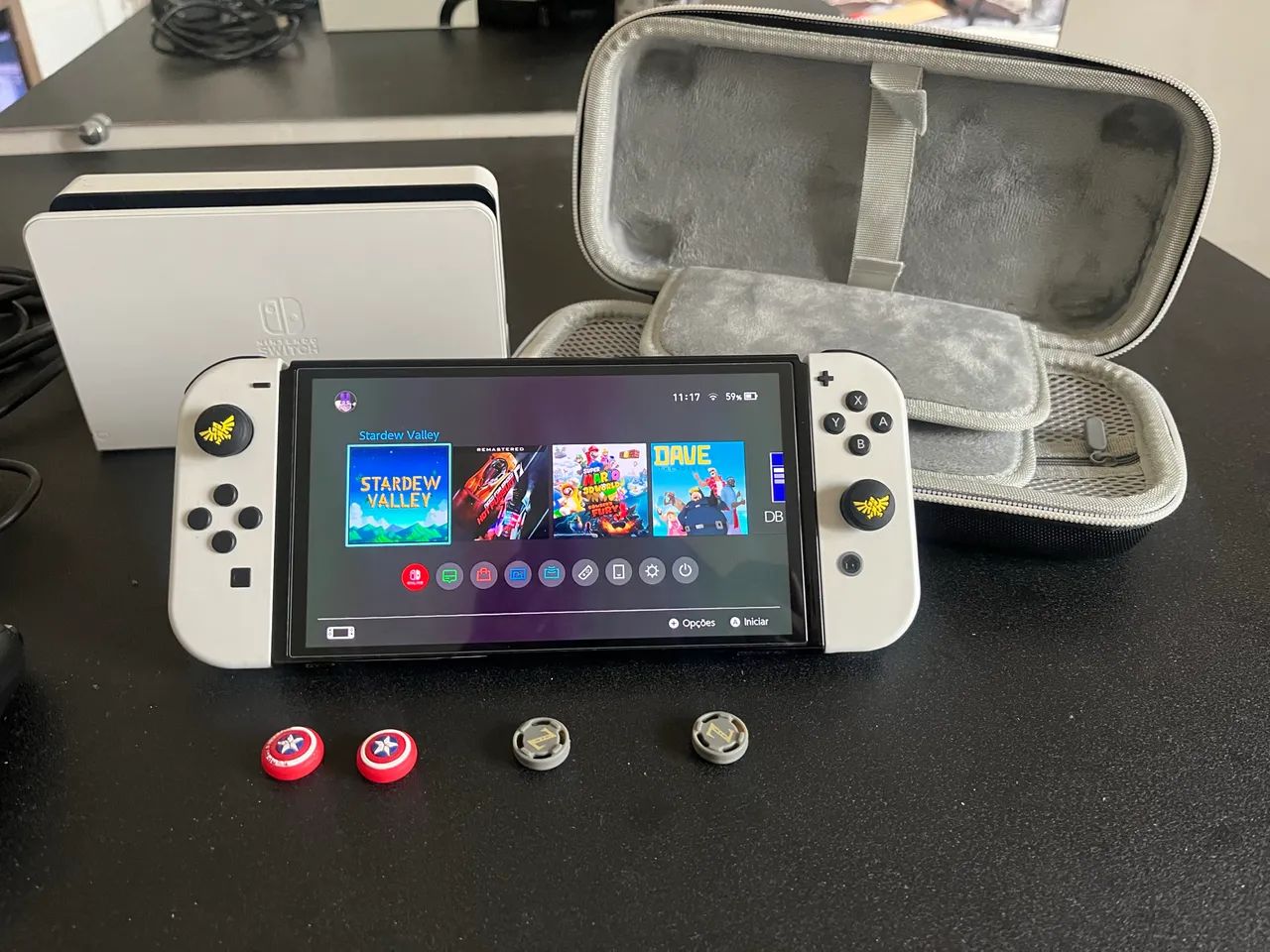 NINTENDO SWITCH OLED DESBLOQUEADO - Foto 2