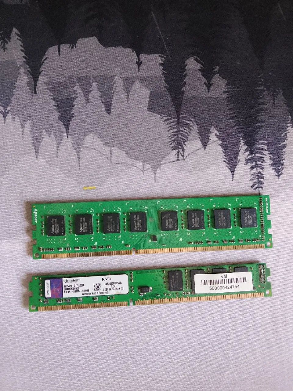 Vendo duas memórias Ram DDR3 4GB e 8GB