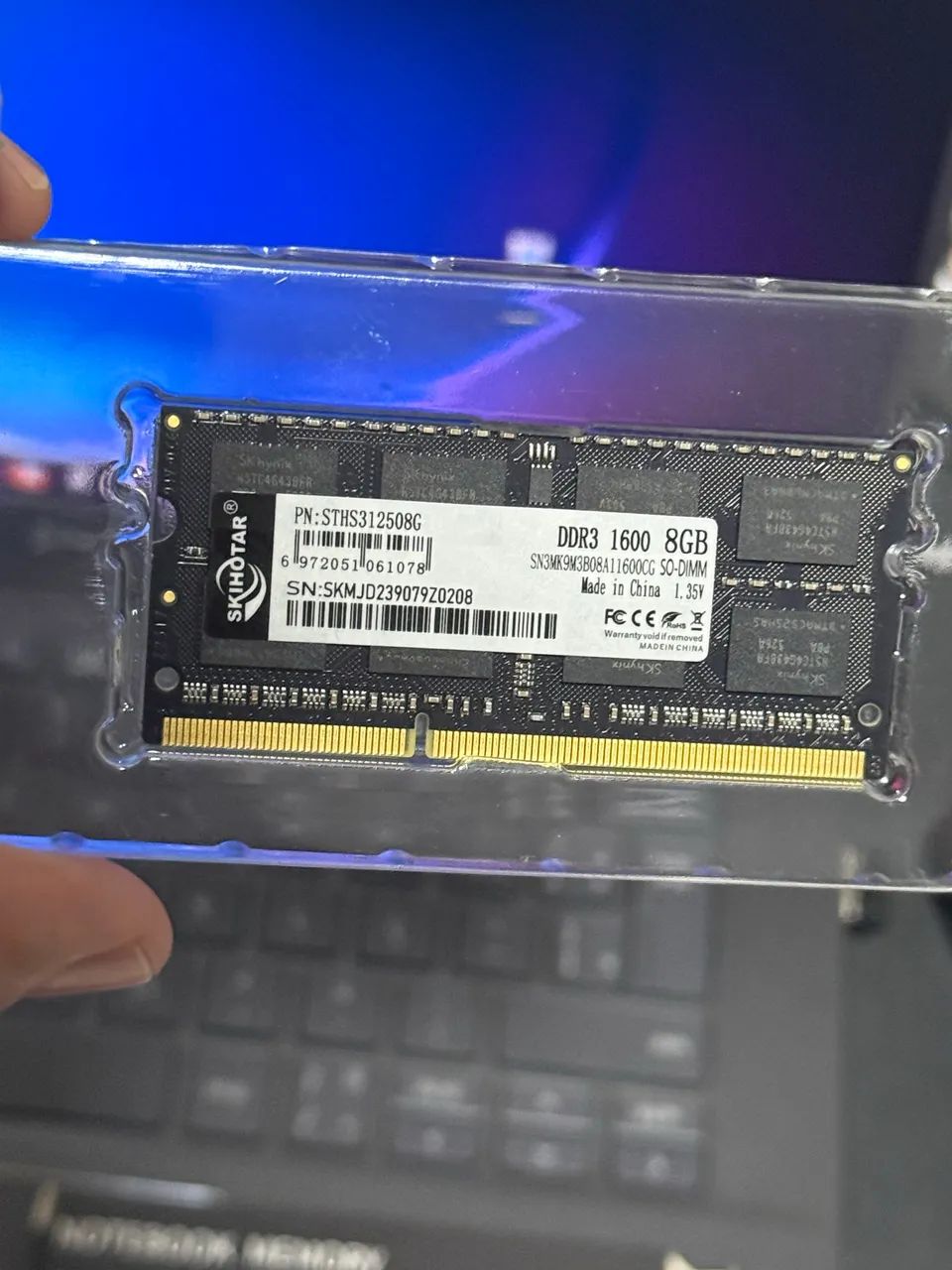 Memoria notebook ddr3 8Gb 1600mhz  - Foto 4