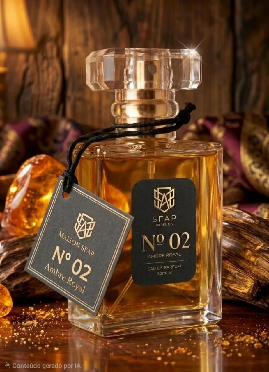 Perfume Nicho Ambre Royal (Estilo Amber Oud) - 50ml