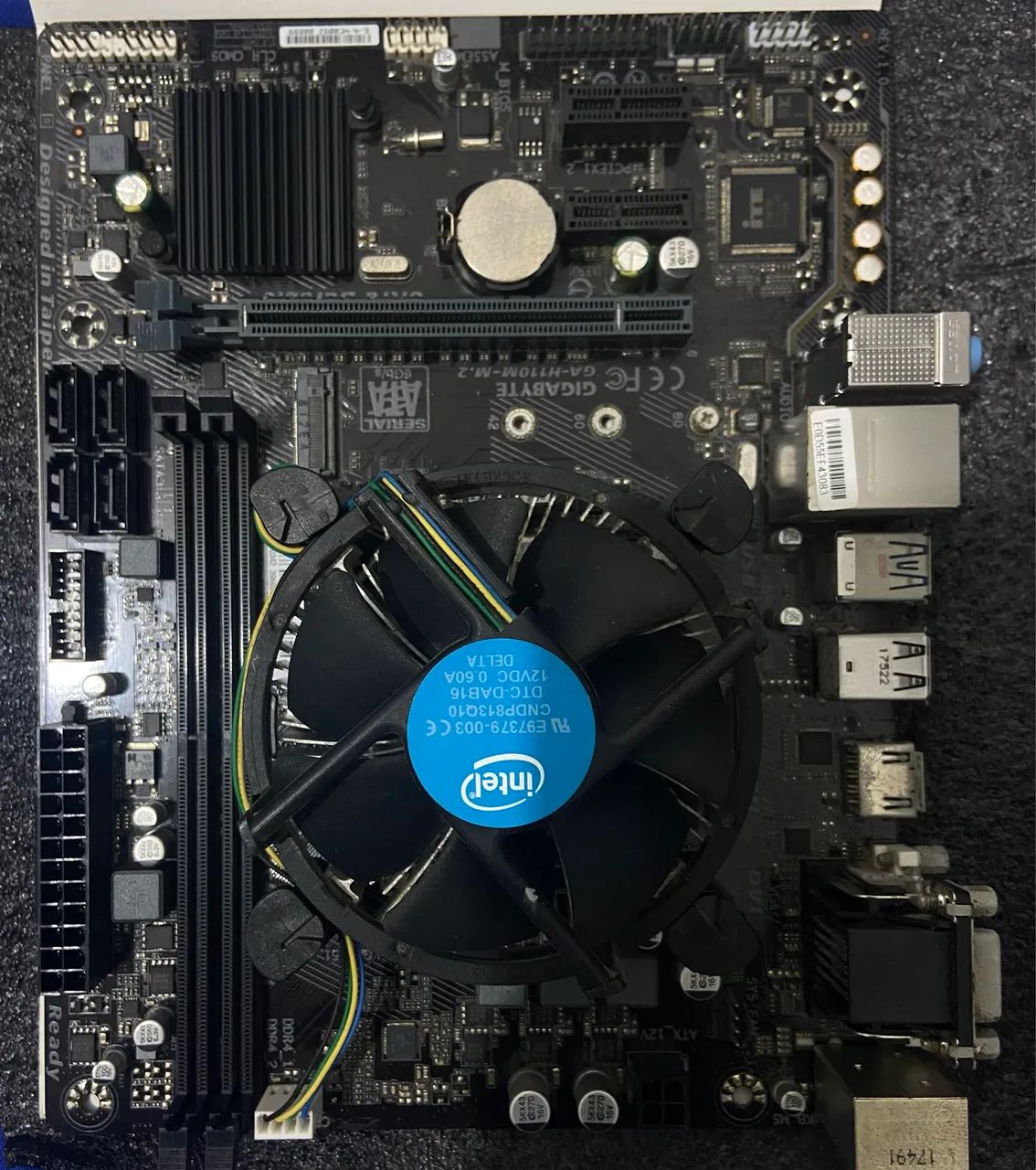 Kit PC i5-7400 + Placa-mãe H110M.M-2 - Funcionando Perfeito