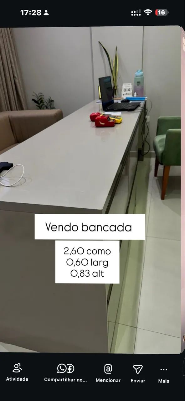 Vendo bancada grande de MDF  - Foto 4