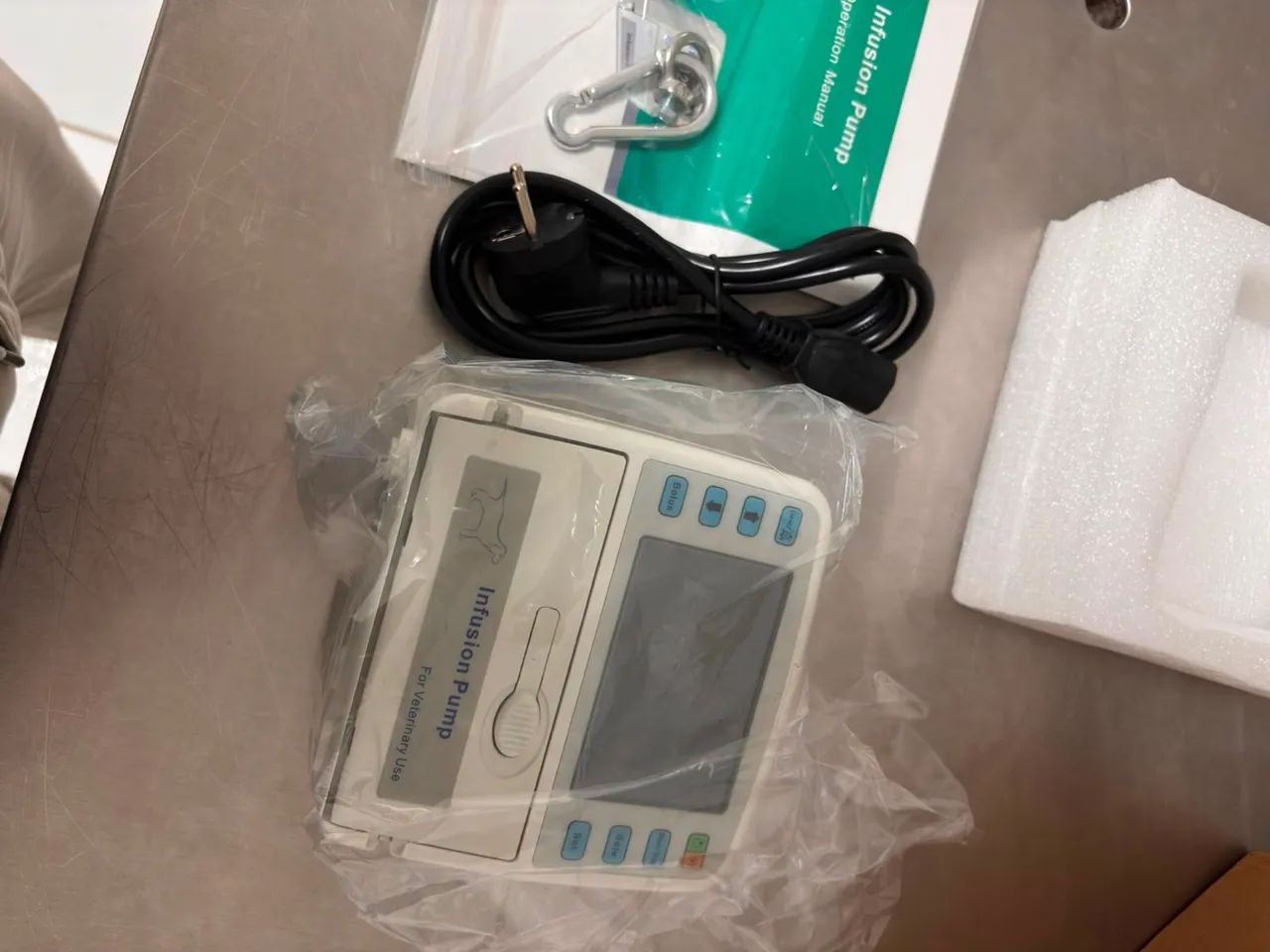Bomba de infusão veterinária