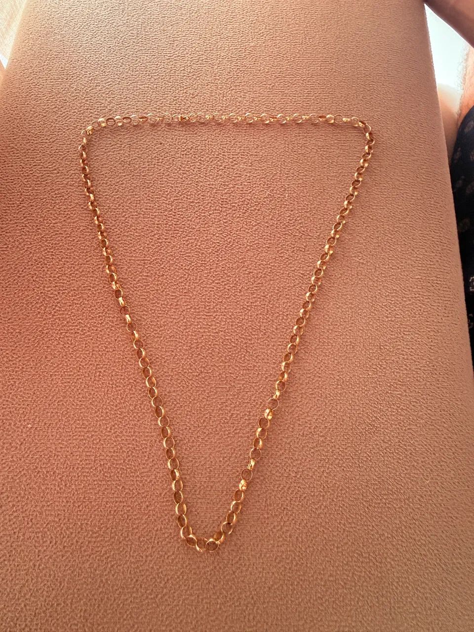 Cordão de ouro 18K maciço 