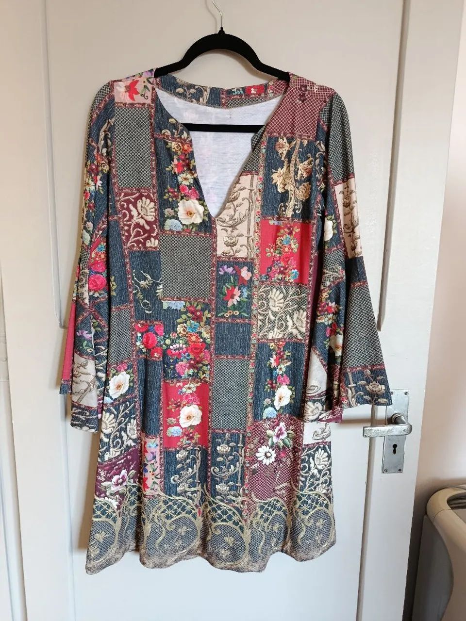 Vestido Patchwork curto - Foto 2