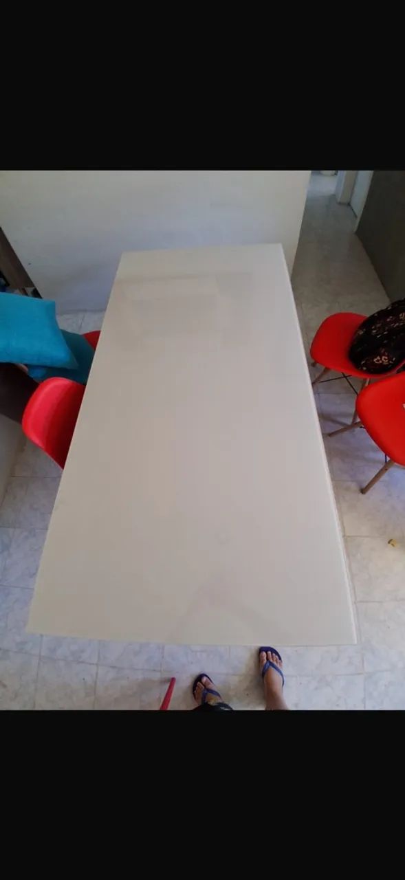 Mesa mdf com 4 cadeiras!!! Já é o menor preço!