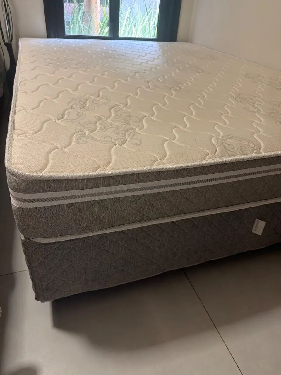 Cama casal - colchão + base - umaflex  - Foto 2