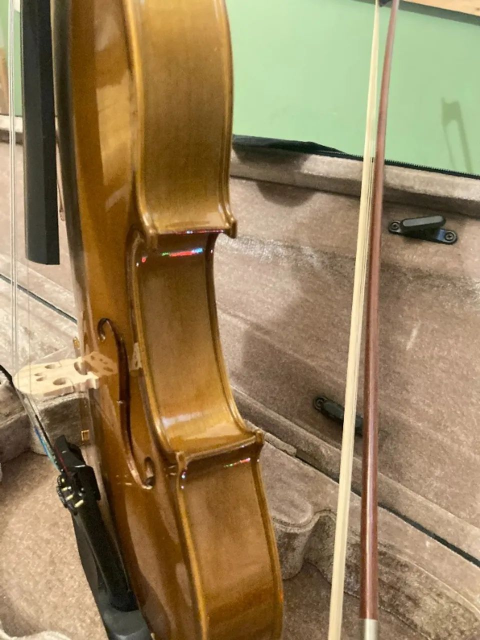 VIOLINO ESPECIAL DOMINANTE 3/4 (c/ estojo e acessórios) - Foto 3