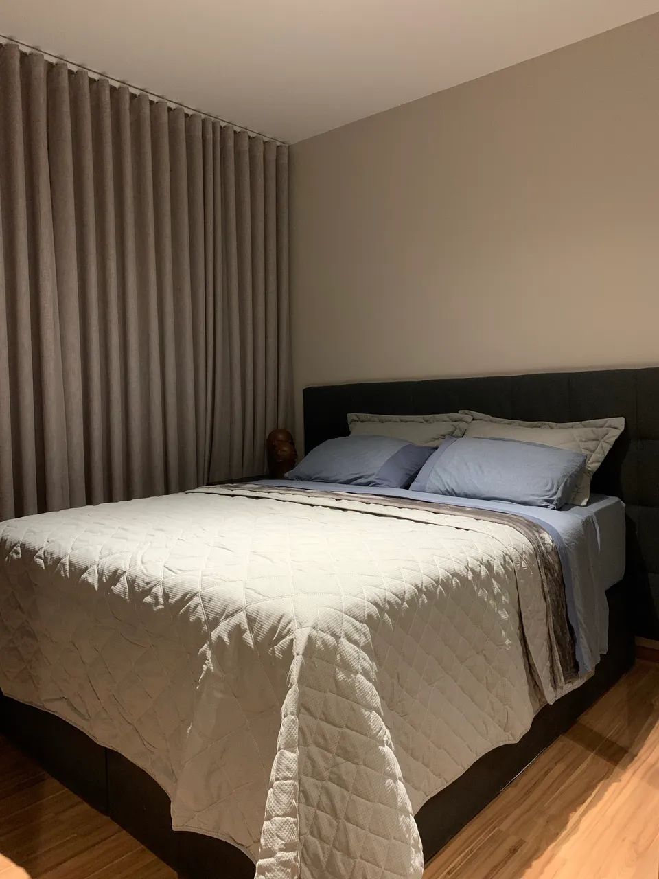 Cabeceira de cama de Tecido
