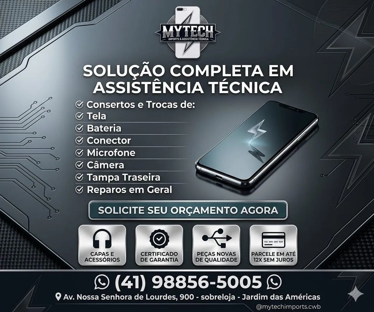 ASSISTÊNCIA TÉCNICA DE CELULAR EM CURITIBA