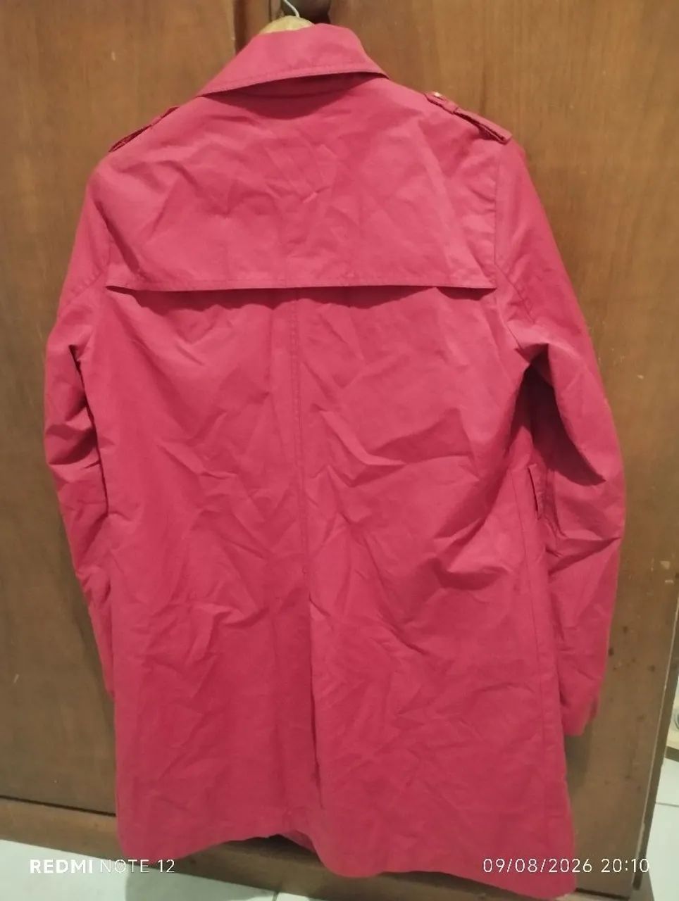 Sobretudo Vermelho Tamanho M  - Foto 3