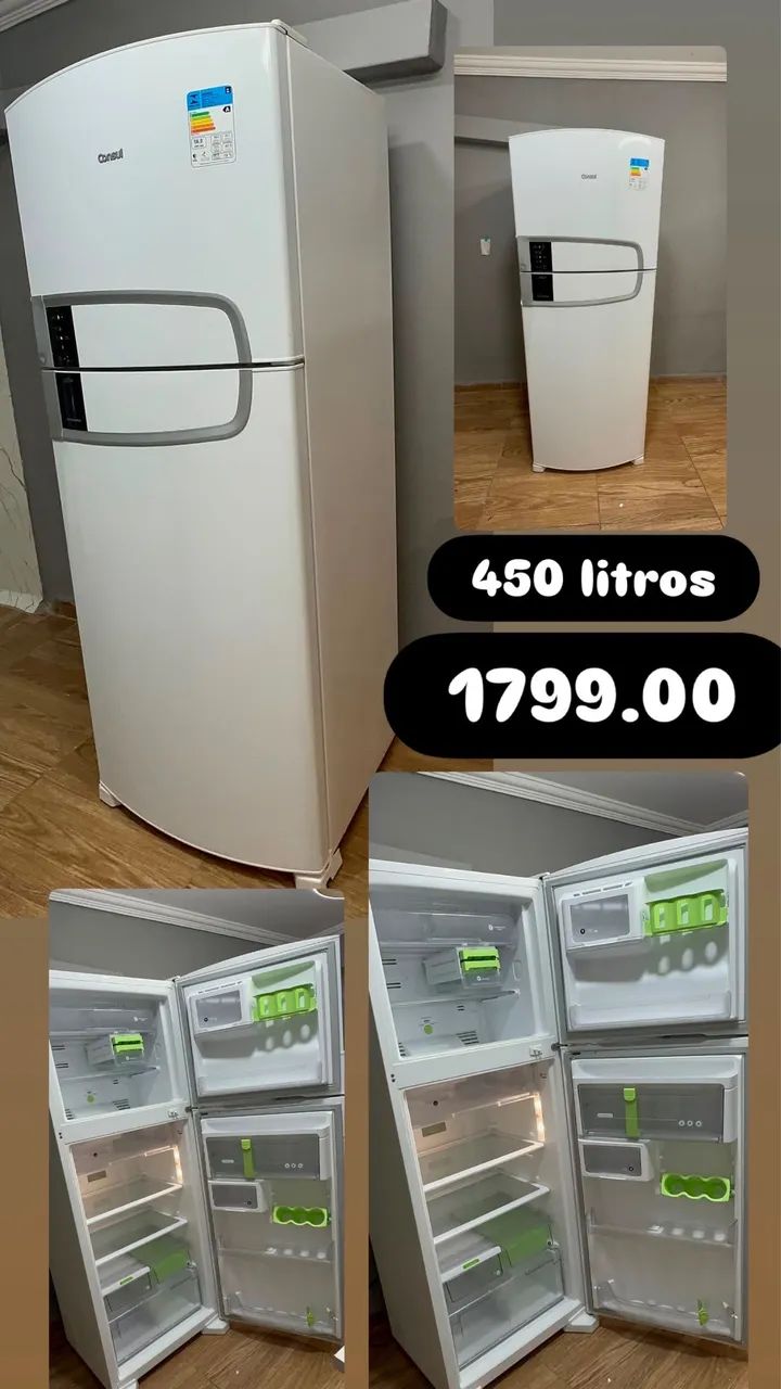 Refrigerador cônsul 411 litros 