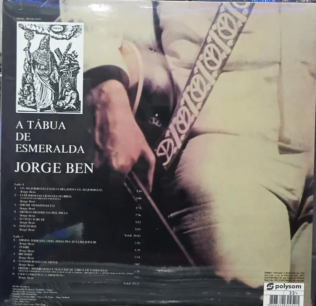 LP JORGE BEN LACRADO - A TÁBUA DE ESMERALDA  - Foto 2